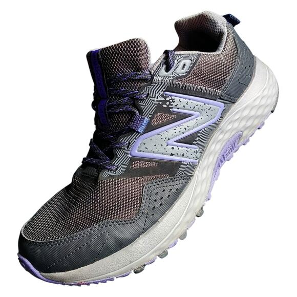 New Balance 410v8 Unisex Trail Running Shoe Shadow Gray Electric Indigo 9.5M 11W - Picture 9 of 9
